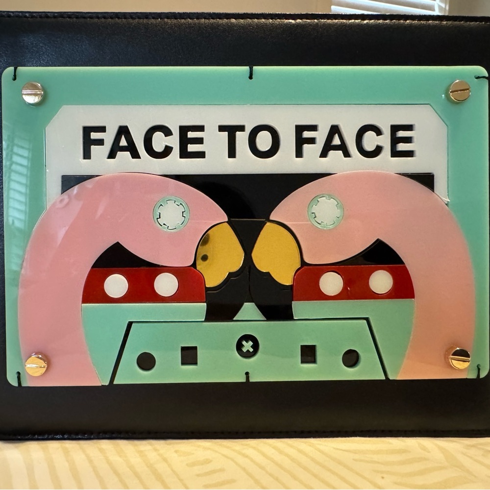 bpb Mixtape Flamingo Acrylic Mini Handbag